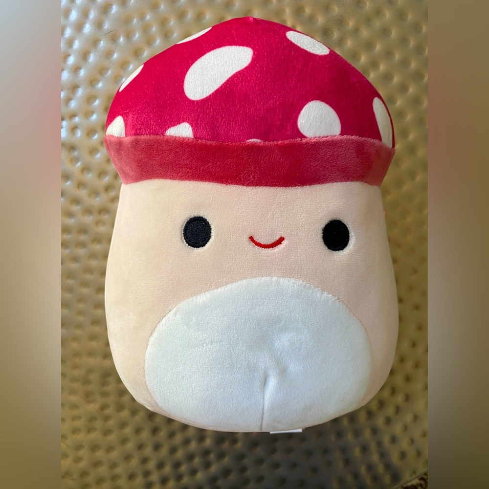 EUC Original Squishmallows 8 inch Malcolm the Mushroom